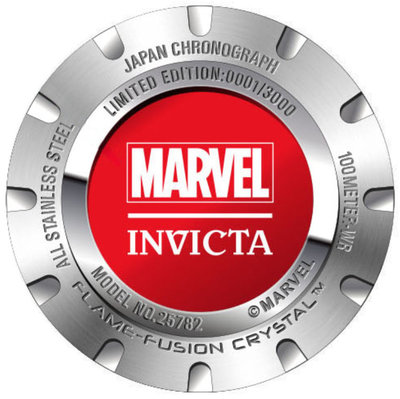 Invicta Marvel Quartz 52mm Chronograph 25782 Spiderman Limited Edition 3000pcs