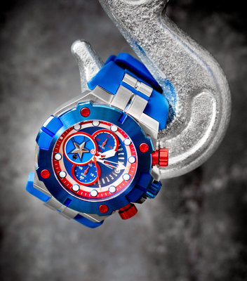 Invicta Marvel Quartz Chronograph 30313 Captain America Limited Edition 3000buc