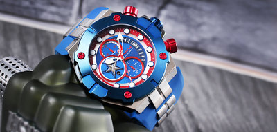 Invicta Marvel Quartz Chronograph 30313 Captain America Limited Edition 3000buc