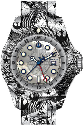 Invicta Star Wars Quartz GMT 33309 Rebel Alliance Limited Edition 1977buc