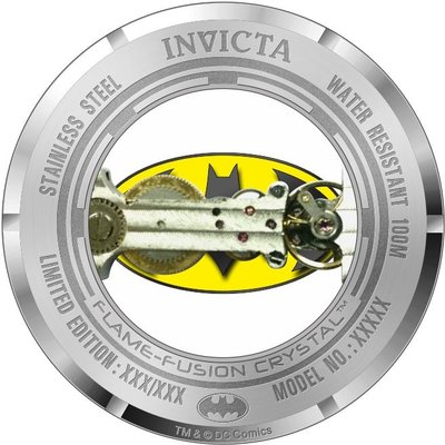 Invicta DC Comics Mechanical 48mm 26844 Batman Limited Edition 4000pcs