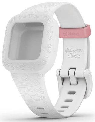 Curea din plastic Garmin (pentru Vívofit junior 3), alb, Disney Princess, 010-12666-42