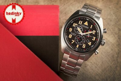 Citizen Sports Eco-Drive Super Titanium Chronograph AT2480-81E