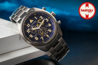 Citizen Sports Eco-Drive Super Titanium Chronograph AT2480-81L
