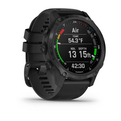 Garmin Descent Mk2S Sapphire, Gray / Black Band