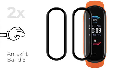 Sticlă de protecție 3D Mosh Tempered Glass Protector 0.5mm pentru Amazfit Band 5 (2 buc)