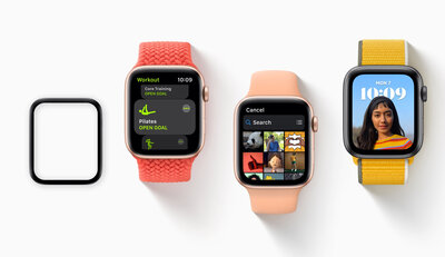 Sticlă protectoare 3D Mosh Tempered Glass Protector 0.5mm pentru Apple Watch Series 4/5/6/SE 40mm