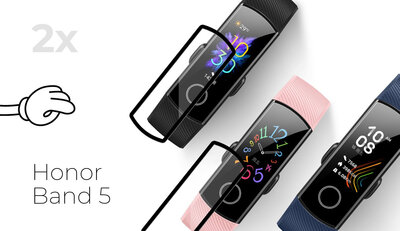 Sticlă de protecție 3D Mosh Tempered Glass Protector 0.5mm pentru Honor Band 5 (2 buc)