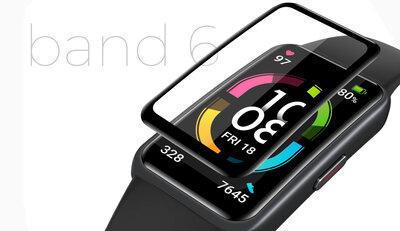 Sticlă protectoare 3D Mosh Tempered Glass Protector 0.5mm pentru Honor Band 6 (2 buc)