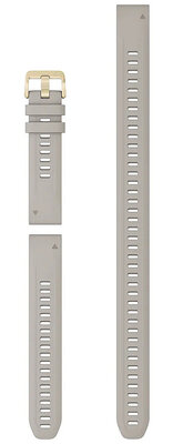 Curea din silicon Garmin 20mm (pentru Garmin Fenix 8/7S/6S (43mm), etc.), gri, QuickFit, + parte prelungită, 010-13027-00