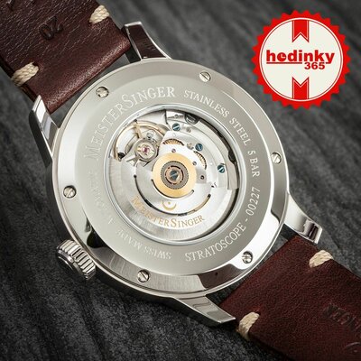 MeisterSinger Stratoscope Automatic Moonphase Date ST982_SVSL02