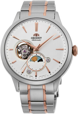 Orient Classic Sun & Moon Open Heart Automatic RA-AS0101S30B