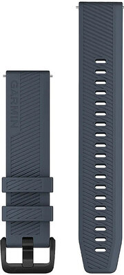 Curea din silicon Garmin 20mm (pentru Venu, Venu Sq, Venu 2 plus și altele), albastru V1, Quick Release, 010-13076-01