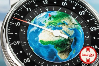 MeisterSinger Automatic ED-EARTH Planet Earth Limited Edition 500buc