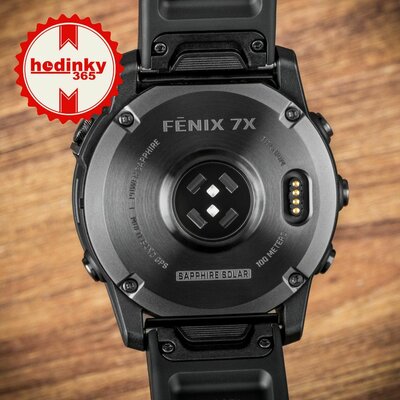 Garmin Fenix 7X Sapphire Solar Grey DLC Titanium / Black Band