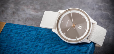 Garmin Vivomove Sport Peach Gold/Ivory Band