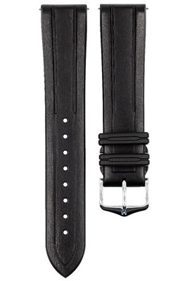 Curea din cauciuc Hirsch Hevea L 40458850-2, negru, cauciuc natural, lungime L, Quick Release
