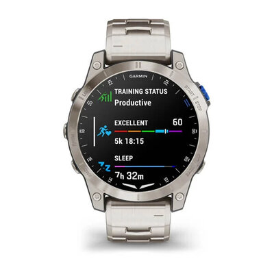 Garmin D2 Mach 1, Vented Titanium Bracelet (+ curea de rezervă)