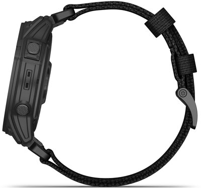 Garmin Tactix 7 Pro Solar Sapphire Ballistics Edition curea din nylon neagră (+ curea de rezervă)