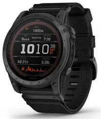 Garmin Tactix 7 Pro Solar Sapphire Ballistics Edition curea din nylon neagră (+ curea de rezervă)