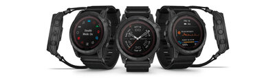 Garmin Tactix 7 Pro Solar Sapphire curea din nylon neagră (+ curea de rezervă)