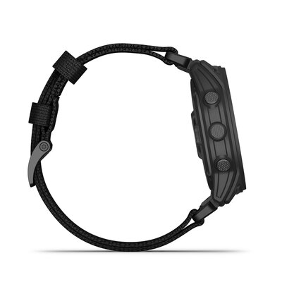 Garmin Tactix 7 Pro Solar Sapphire curea din nylon neagră (+ curea de rezervă)
