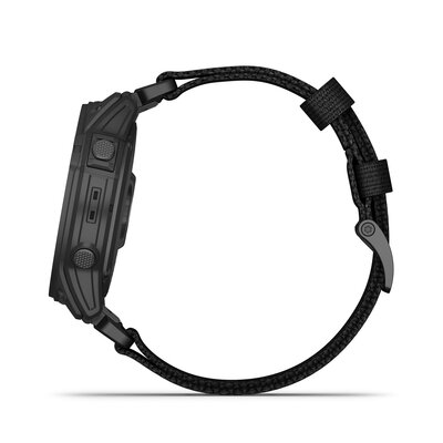 Garmin Tactix 7 Pro Solar Sapphire curea din nylon neagră (+ curea de rezervă)