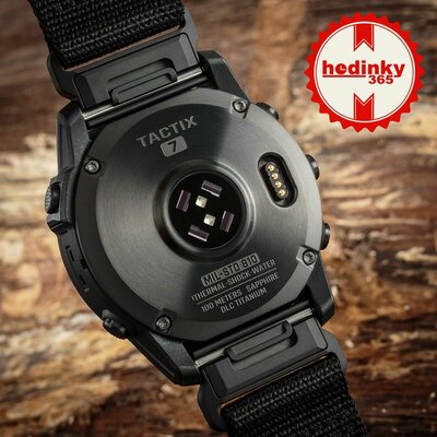 Garmin Tactix 7 Pro Solar Sapphire Black Nylon Band (+ curea de schimb)
