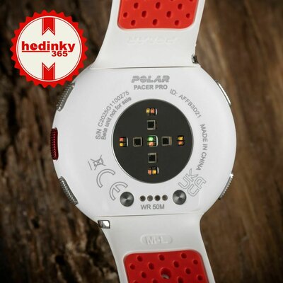 Polar Pacer Pro Snow White, mărime S-L