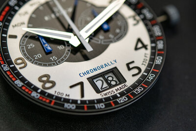 Edox Chronorally Chronograph 38001-tinnbu-bn BMW Limited Edition 2000buc (+ curea de rezervă)