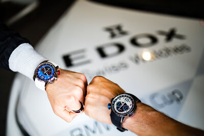 Edox Chronorally Quartz Chronograph 38001 TINR BUDN BMW Limited Edition 2000pcs (+ curea de schimb)
