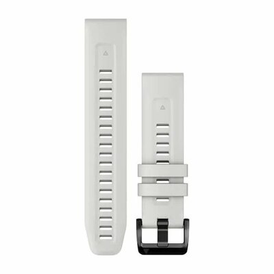 Curea de silicon Garmin 22mm (pro Garmin Fenix 8/7/6 (47mm), Epix 2 aj.), culoarea albă V1, QuickFit