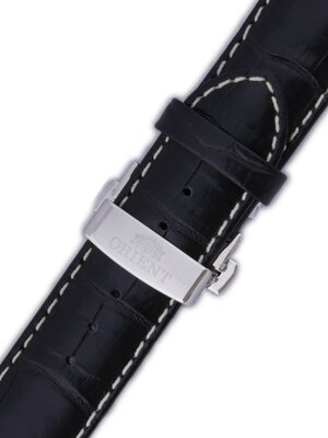 Curea din piele Orient UDCVWSB 24mm (pentru model FETAC), negru