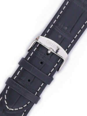 Curea din piele Orient UDDBQTB 22mm (pentru model CVFAA), neagră