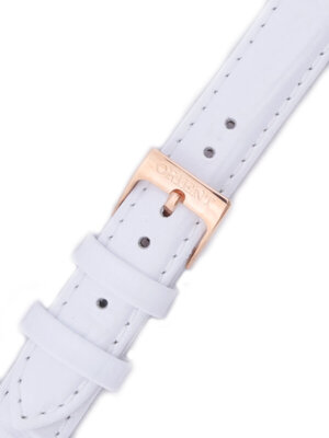 Curea din piele Orient UDDNNRW 16mm (pentru model FNR1Q), albă