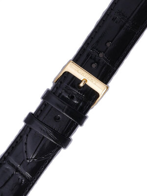 curea din piele Orient UDDYLAB 22mm (pentru model FUG1R), negru