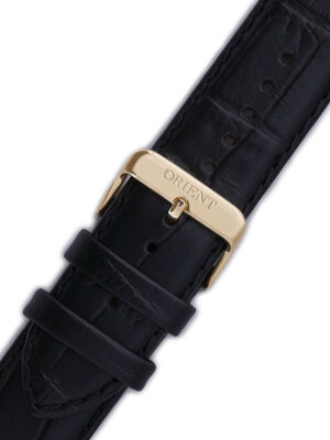 curea din piele Orient UDEVDAB 24mm (pentru model FEUAG), negru