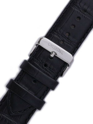 curea din piele Orient UDEVDSB 24mm (pentru model FEUAG), negru
