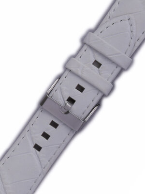 curea din piele Orient UDFHKRW 20mm (pentru model AC0A), alb