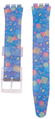 Curea Ricardo Barletta 17mm (pentru Swatch), colorat
