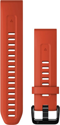 Curea din silicon Garmin 20mm (pentru Garmin Fenix 8/7S/6S (43mm), și altele), roșu V2, QuickFit, 010-13102-02