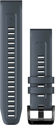 Curea din silicon Garmin 22mm (pentru Garmin Fenix 8/7/6 (47mm), Epix 2 și altele), albastră V2, QuickFit, 010-13111-05