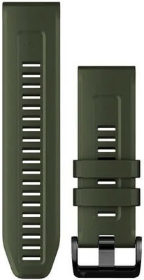 Curea de silicon Garmin 26mm (pro Garmin Fenix 8/7X/6X (51mm), Tactix aj.), culoarea verde V1, QuickFit