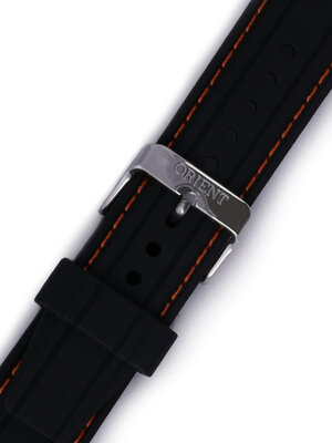 Curea din silicon Orient VDFCKSZ 22mm (pentru model FUNG3), neagră