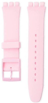 Curea din silicon Ricardo Barletta 17mm (pentru Swatch), roz