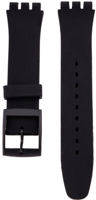 curea din silicon Ricardo Barletta (pentru Swatch), neagră