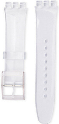 curea din silicon Ricardo Barletta (pentru Swatch), transparent