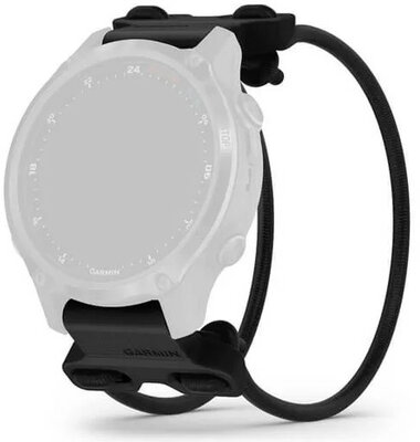 Curea din silicon Garmin 20mm Bungee Mount (pentru Garmin Fenix 8/7S/6S (43mm) și altele), negru, QuickFit, 010-13249-00