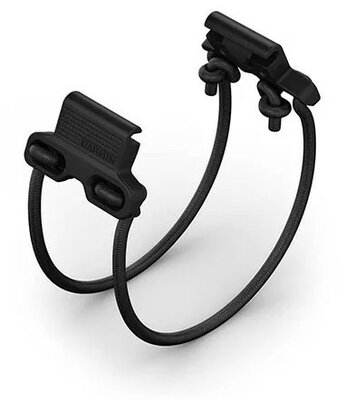 Curea de silicon Garmin 20mm Bungee Mount (pro Garmin Fenix 8/7S/6S (43mm), aj.), culoarea neagră, QuickFit