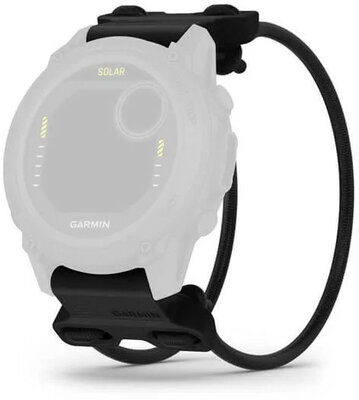 curea din silicon Garmin 22mm Bungee Mount (pentru Garmin Fenix 8/7/6 (47mm), Epix 2 și altele), negru, QuickFit, 010-13249-01